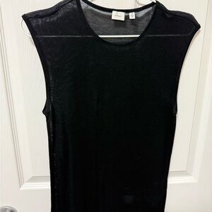 Wilfred Black Boxy Muscle Tee